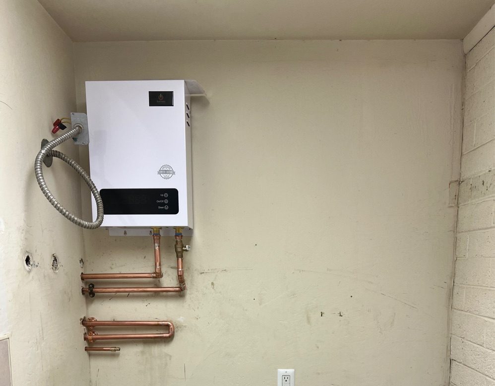 Electric Tankless Water Heater Installation