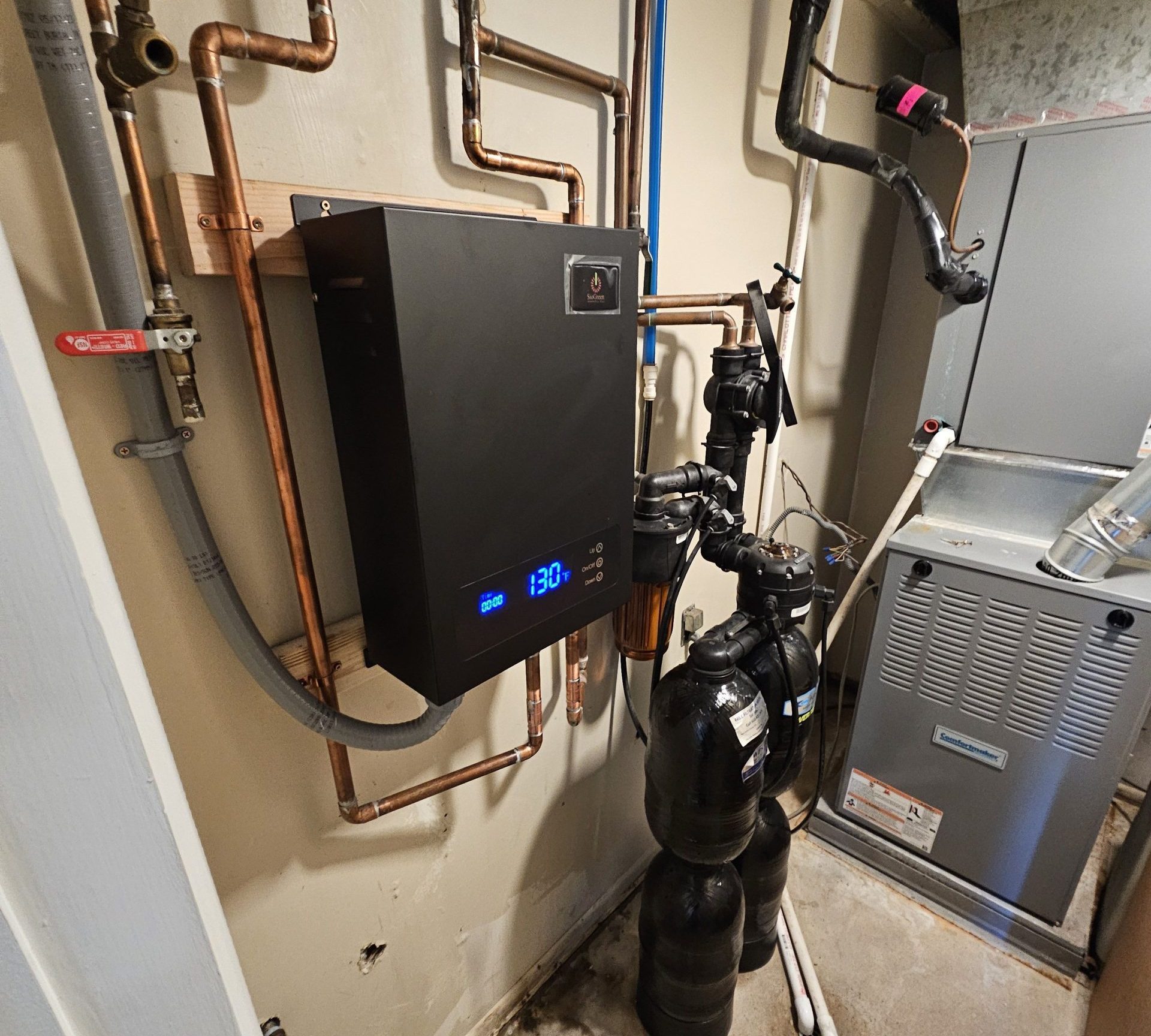 Electric Tankless Water Heater Installation